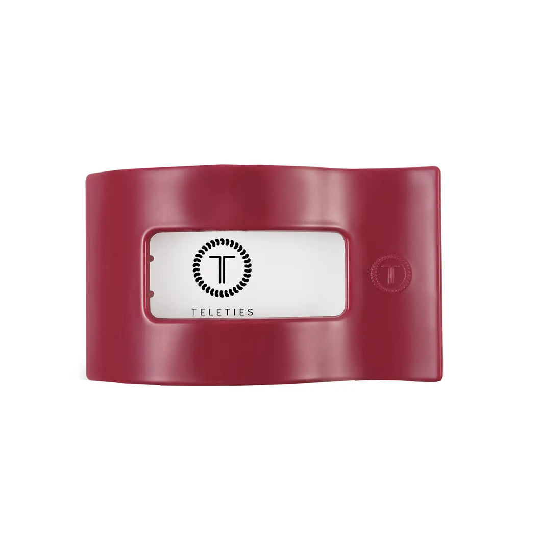 TELETIES Flat Rectangle Hair Clip - Wild Side