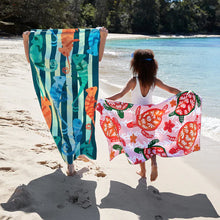 Load image into Gallery viewer, Dock &amp; Bay Kids Quick Dry Beach Towel - Karma Chameleon
