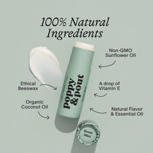 Load image into Gallery viewer, Poppy &amp; Pout Lip Balm, Sweet Mint
