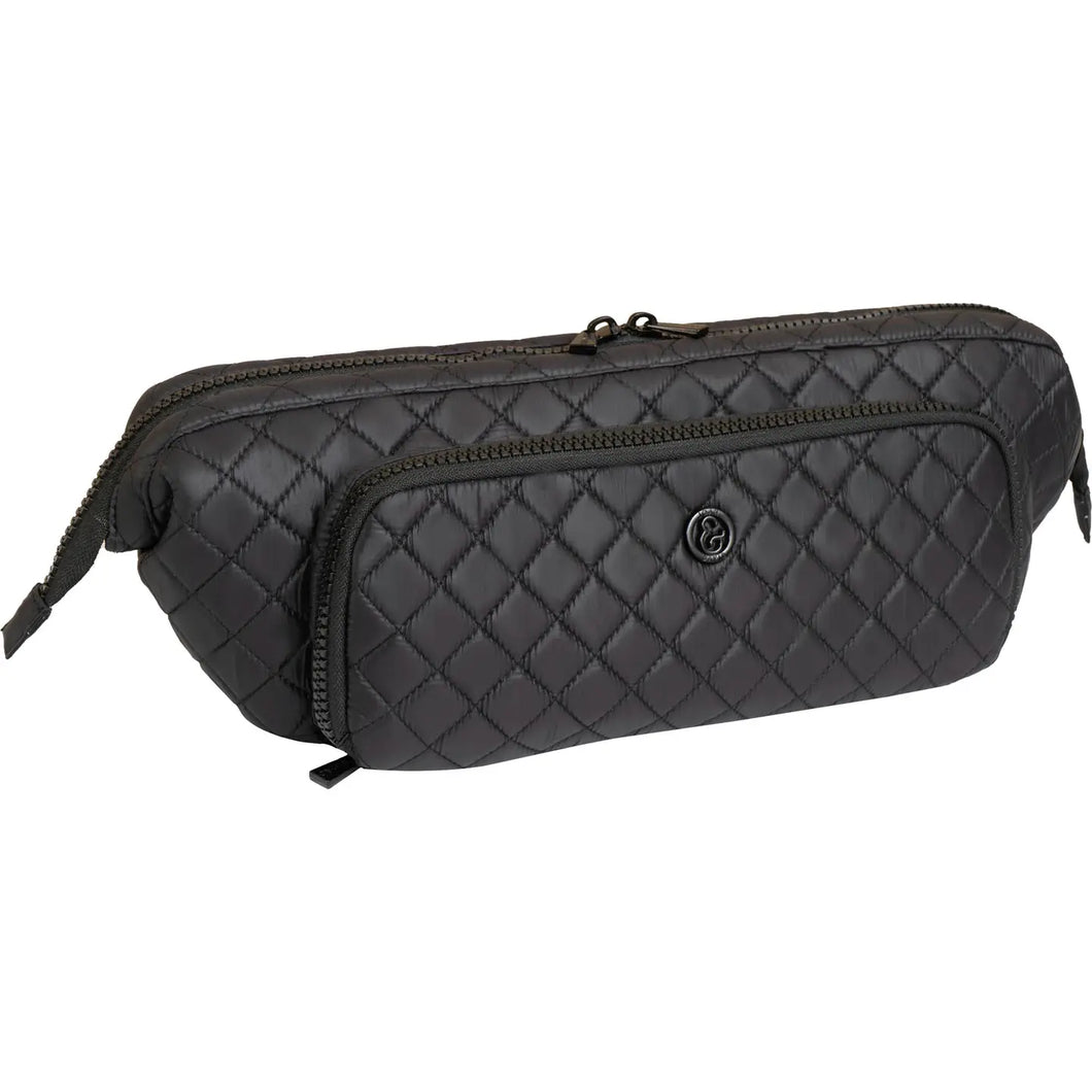 Diamond Quilted Puffer Nylon Hair Tool Travel Bag
