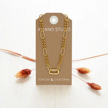 Load image into Gallery viewer, Oval Link Statement Chain Necklace
