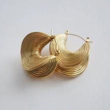 Load image into Gallery viewer, Devon Folded Hoops
