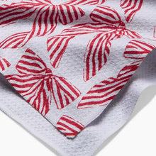 Load image into Gallery viewer, Geometry Tea Towel - Striped Bows
