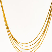 Load image into Gallery viewer, Parie Gold Layered Chain Necklace

