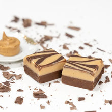 Load image into Gallery viewer, Chocolate Peanut Butter Chocolate Fudge
