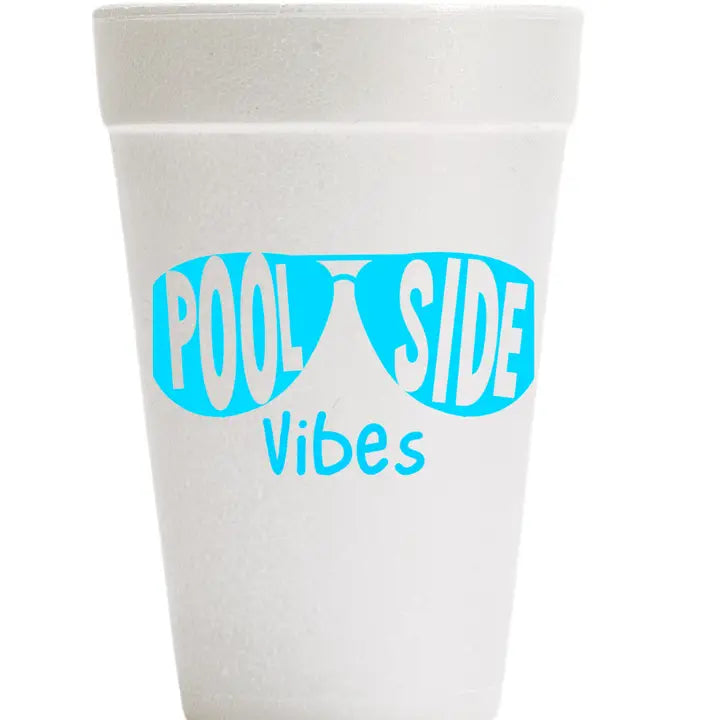 Foam Cups - Poolside Vibes