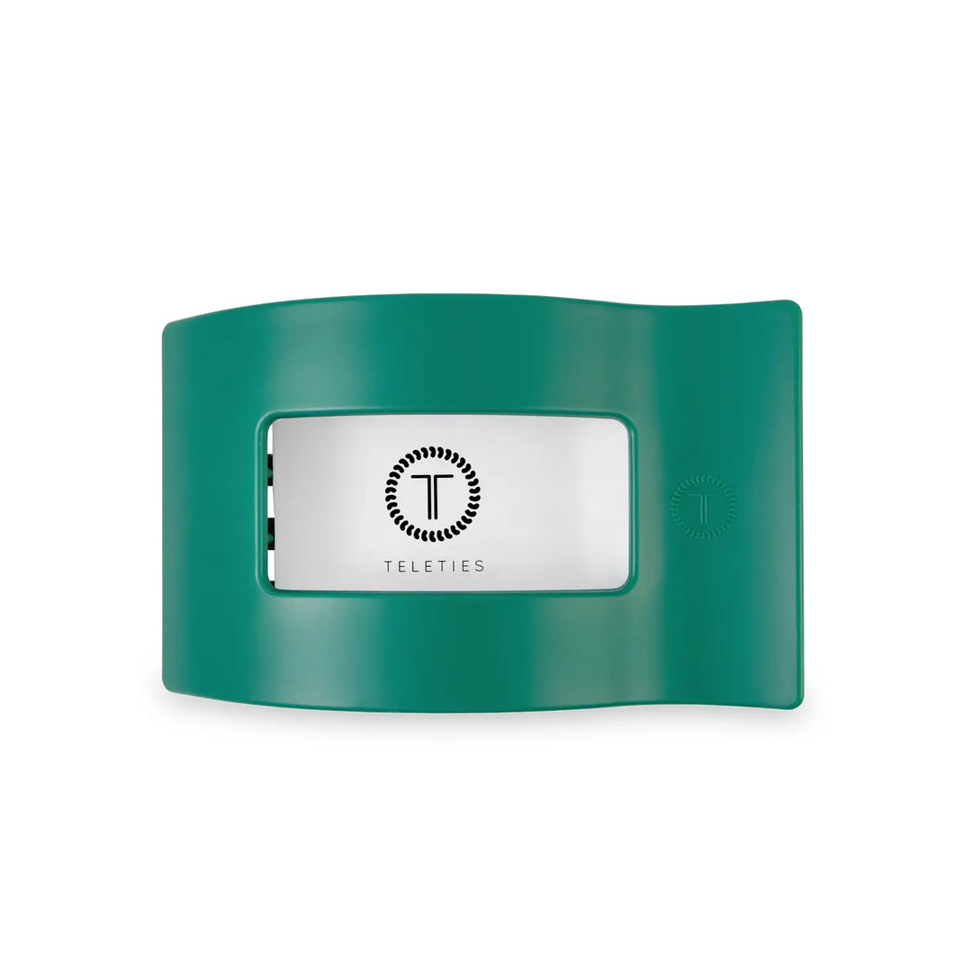 TELETIES Flat Rectangle Hair Clip - Fir Real