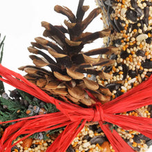 Load image into Gallery viewer, Wildfeast Holiday Birdseed Wreath
