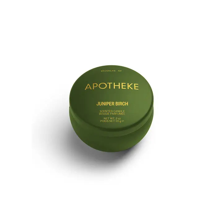 Apotheke Juniper Birch Mini Candle Tin