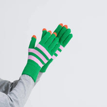 Load image into Gallery viewer, Striped Touchscreen Gloves
