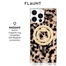 Load image into Gallery viewer, FLAUNT Blonde Tortoise Shell MagSafe iPhone Case
