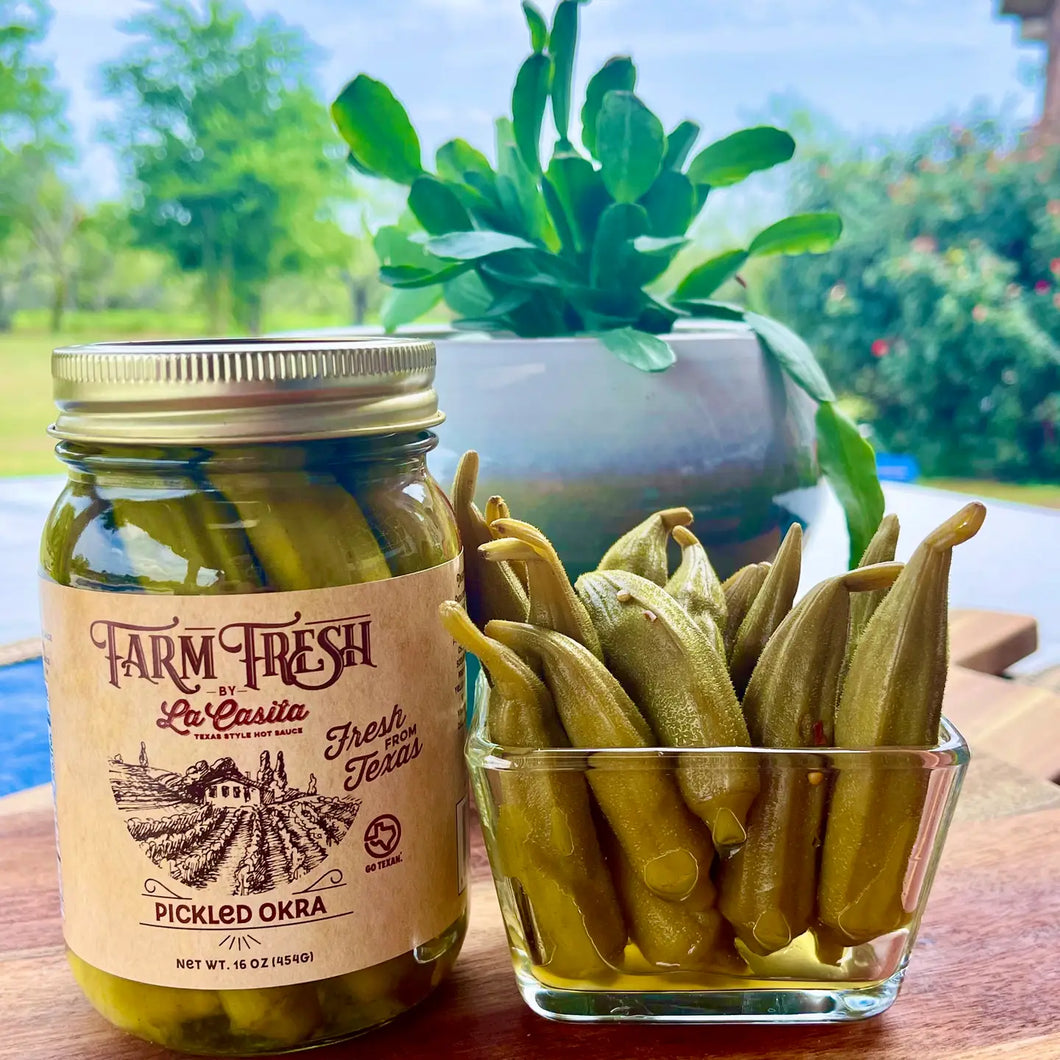 Farm Fresh Pickled Okra By La Casita