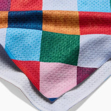 Load image into Gallery viewer, Geometry Tea Towel - Holiday Harlequin
