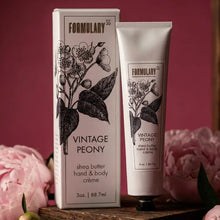 Load image into Gallery viewer, Formula 55 Vintage Peony - Shea Butter Hand and Body Creme Tube
