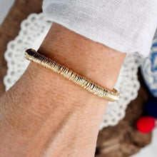 Load image into Gallery viewer, Heishi Disc Boho Beaded Stretchy Bracelet
