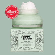 Load image into Gallery viewer, Poppy &amp; Pout Lip Scrub, Sweet Mint
