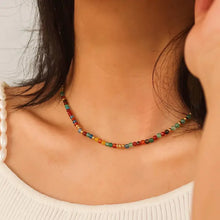 Load image into Gallery viewer, Estelle Beaded Multi Color Necklace
