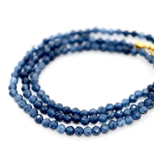Load image into Gallery viewer, Short Sapphire Stone Necklace
