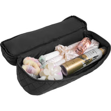 Load image into Gallery viewer, Diamond Quilted Hair Tool Zippered Travel Case

