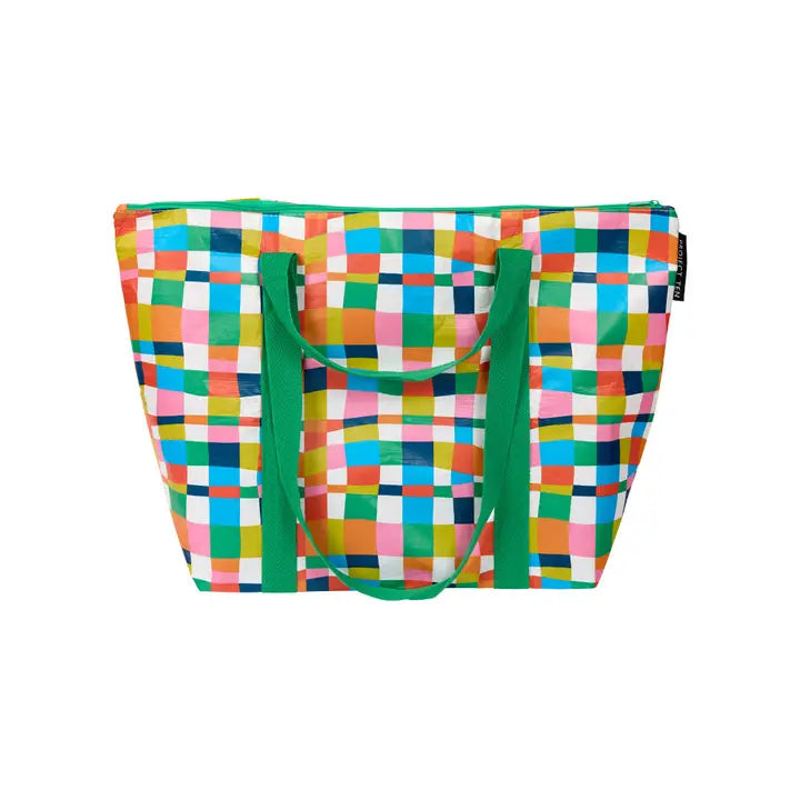 Project Ten | Rainbow Weave Medium Zip Tote