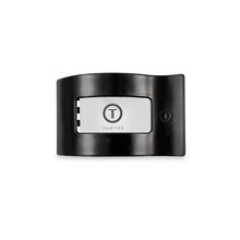 Load image into Gallery viewer, TELETIES Jet Black Flat Rectangle Hair Clip
