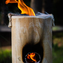 Load image into Gallery viewer, One Log Fire Swedish Torch
