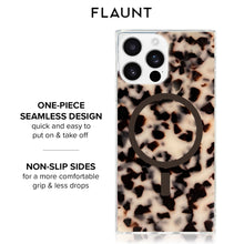 Load image into Gallery viewer, FLAUNT Blonde Tortoise Shell MagSafe iPhone Case
