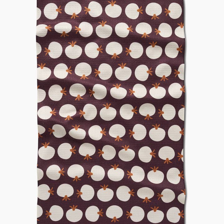 Geometry Tea Towel - Bold Beets