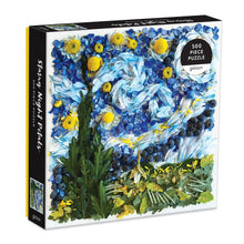 Load image into Gallery viewer, Starry Night Petals 500 Piece Puzzle
