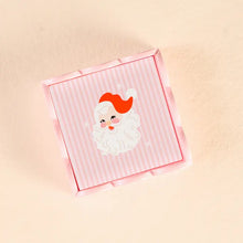 Load image into Gallery viewer, Scallop Trinket Tray-Holly Jolly Santa
