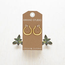 Load image into Gallery viewer, Maria Hoop Earrings - Small
