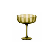 Load image into Gallery viewer, Stripe Coup Glass
