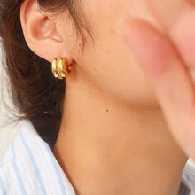 Load image into Gallery viewer, Emma Double C-Hoop Earring
