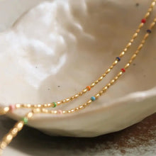 Load image into Gallery viewer, Tave 18K Gold Non-Tarnish Petite Beaded Necklace
