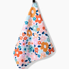 Load image into Gallery viewer, Geometry Tea Towel - Whimsy Floral
