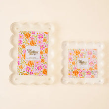 Load image into Gallery viewer, Picture Frame - Square Scalloped Acrylic Frame | Clear

