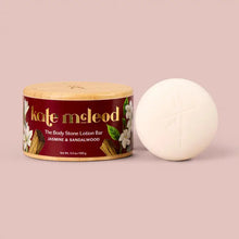 Load image into Gallery viewer, Kate McLeod Jasmine &amp; Sandalwood | Deep Moisturizing Lotion Bar
