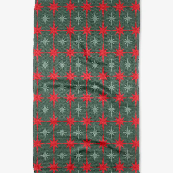 Geometry Tea Towel - Holiday Stars