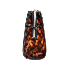 Load image into Gallery viewer, Stephanie Johnson - Miami Clearly Tortoise Medium Zip Cosmetic
