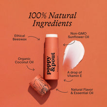 Load image into Gallery viewer, Poppy &amp; Pout Lip Balm, Pomegranate Peach

