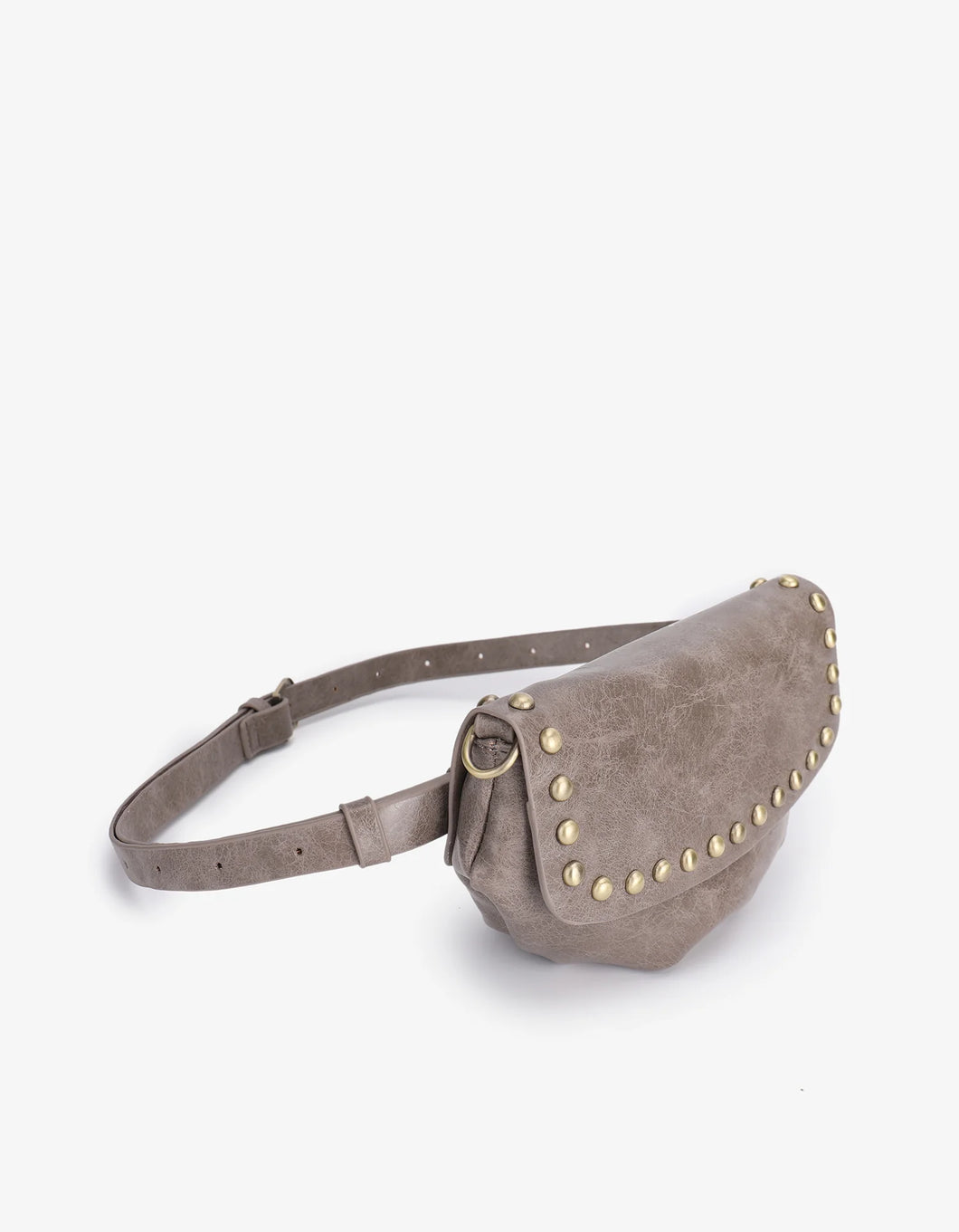 Etta Waxed Studded Belt/Sling Bag
