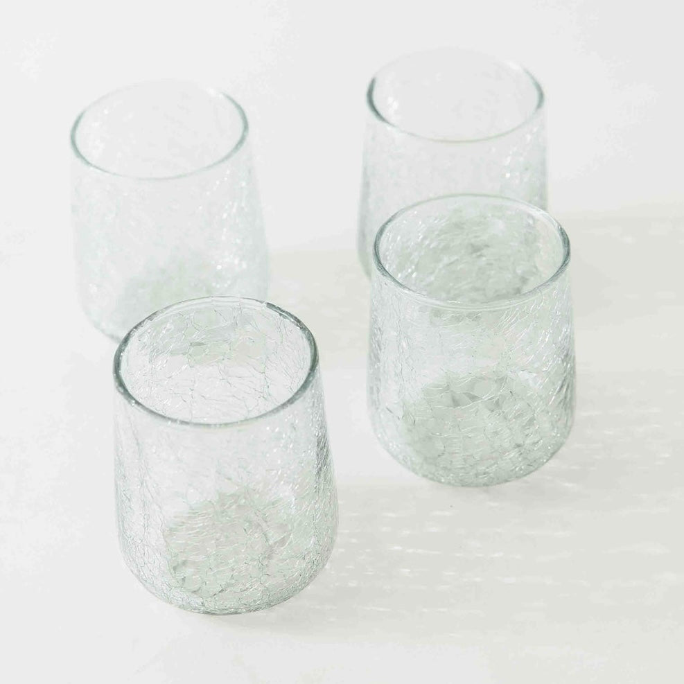 Norwell Mouth Blown Stemless Goblets (Set of 4)