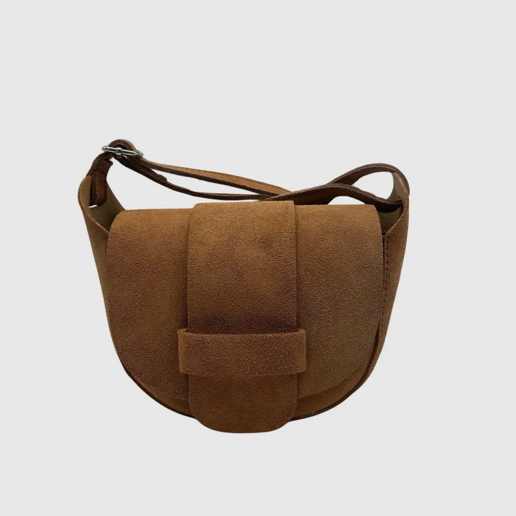 Margot Suede Shoulder/Crossbody Bag