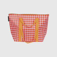 Load image into Gallery viewer, Project Ten | Houndstooth Medium Zip Tote
