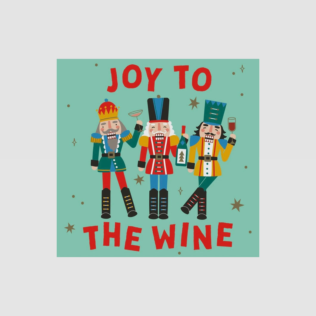 Beverage Napkins - Joy To The Wine