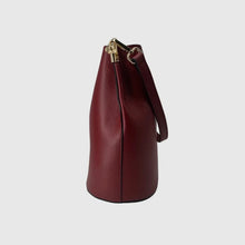 Load image into Gallery viewer, Elvira Grain Leather Bucket Bag
