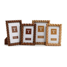 Load image into Gallery viewer, Picture Frame - Hand-Carved Twist Photo Frame

