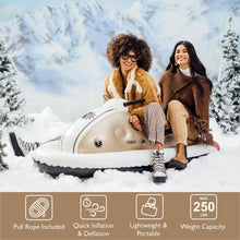 Load image into Gallery viewer, FUNBOY Metallic Champagne Snowmobile Sled
