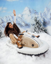 Load image into Gallery viewer, FUNBOY Metallic Champagne Snowmobile Sled
