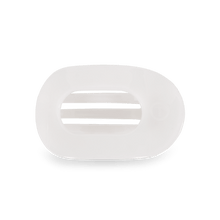 Load image into Gallery viewer, TELETIES Coconut White Flat Round Hair Clip
